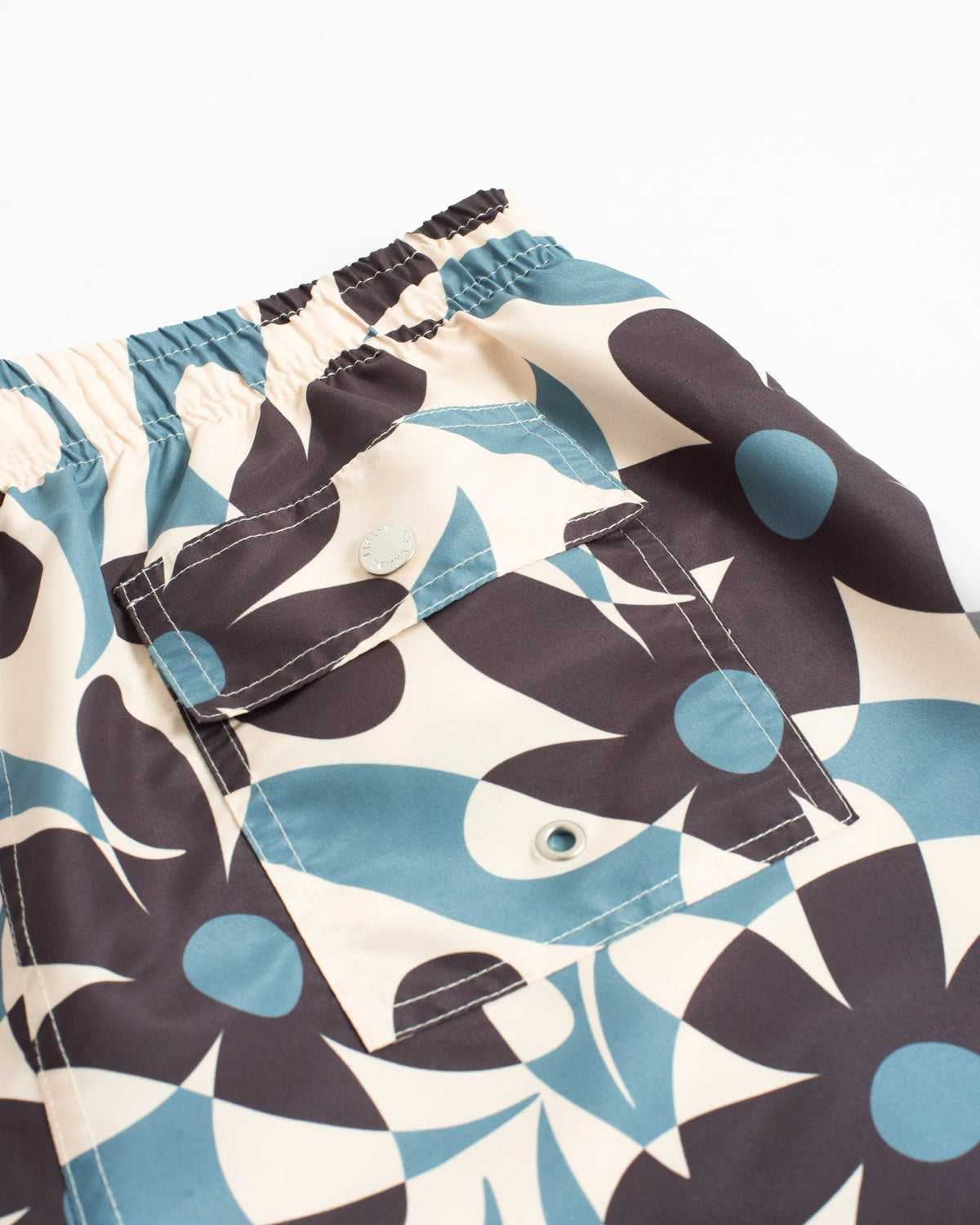 Bather Pastel Daisy Trip Swim Trunk Blue