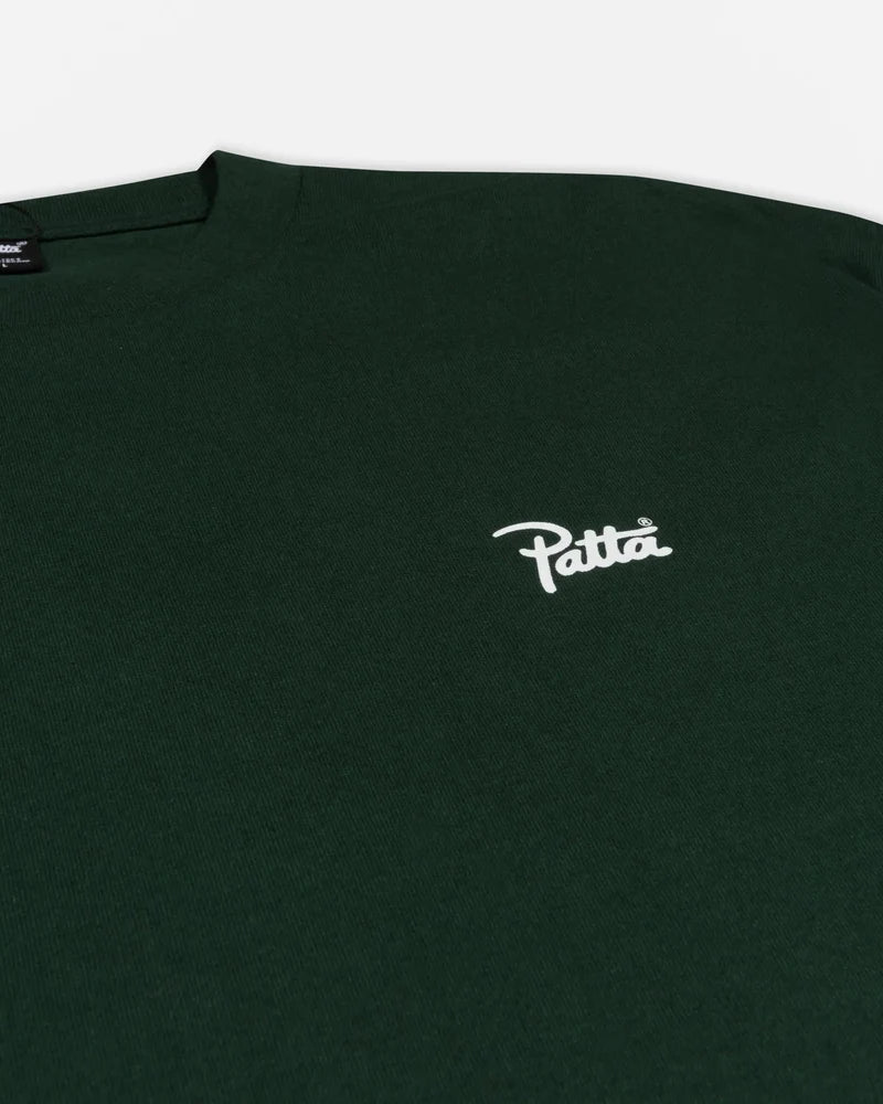 Patta Script Logo T-Shirt Pine Grove