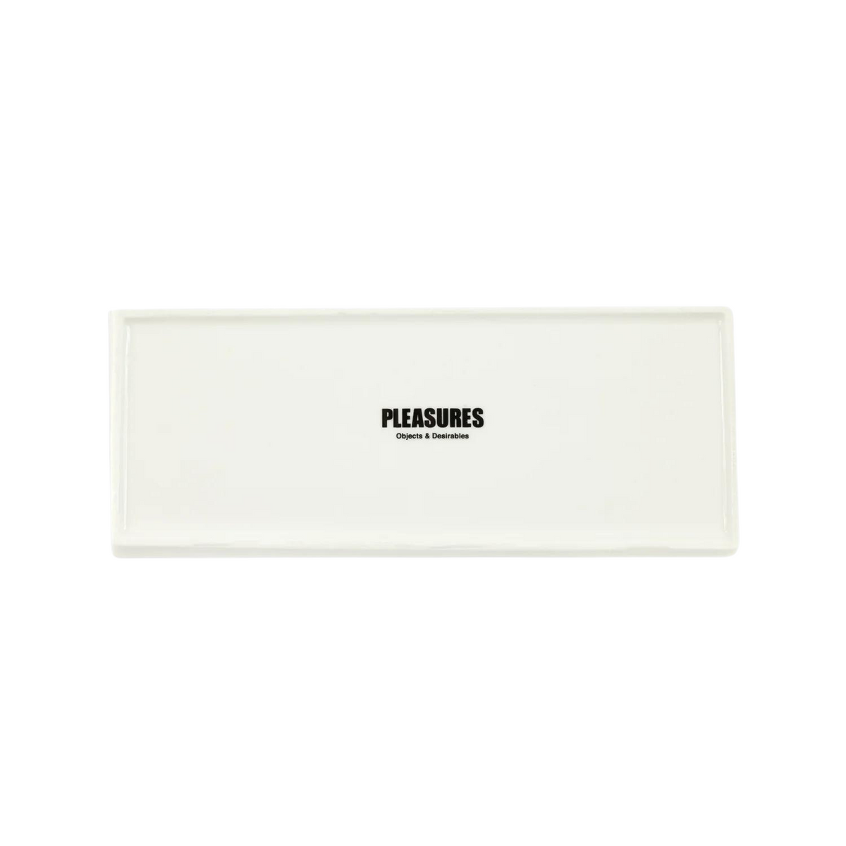 PLEASURES CERAMIC TRAY - WHITE