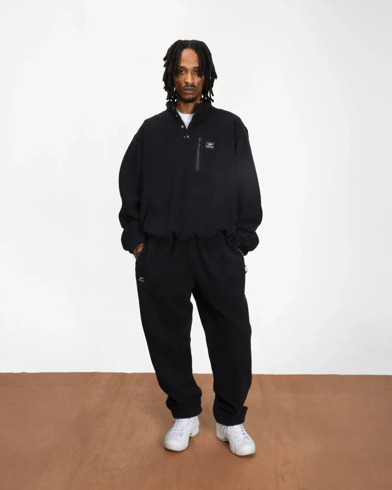 Patta Sherpa Fleece Ovehead Black