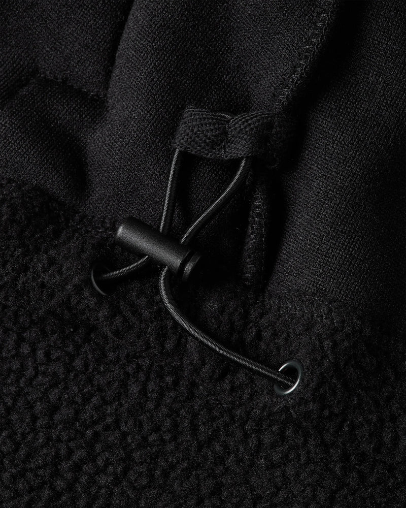 Patta Sherpa Fleece Ovehead Black