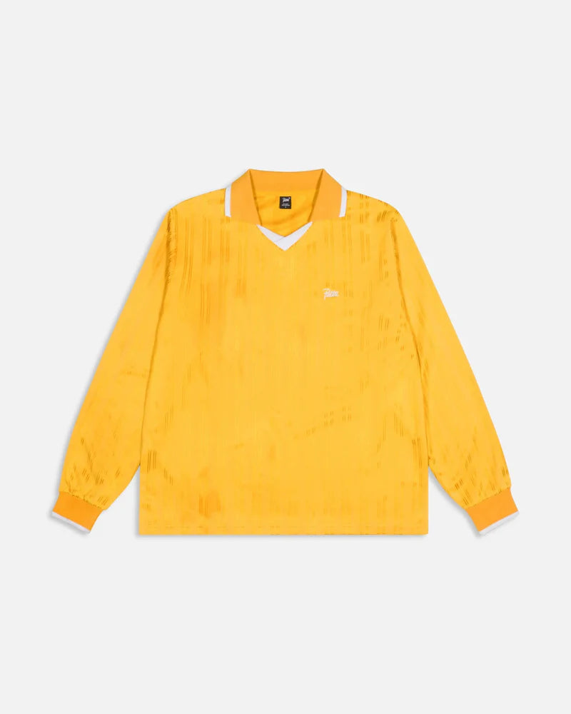 Patta Jacquard Striped Long Sleeve Jersey Golden Rod