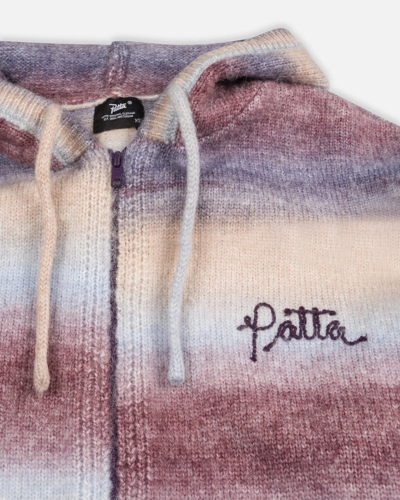 Patta Space Dye Knitted Hooded Sweater Multi