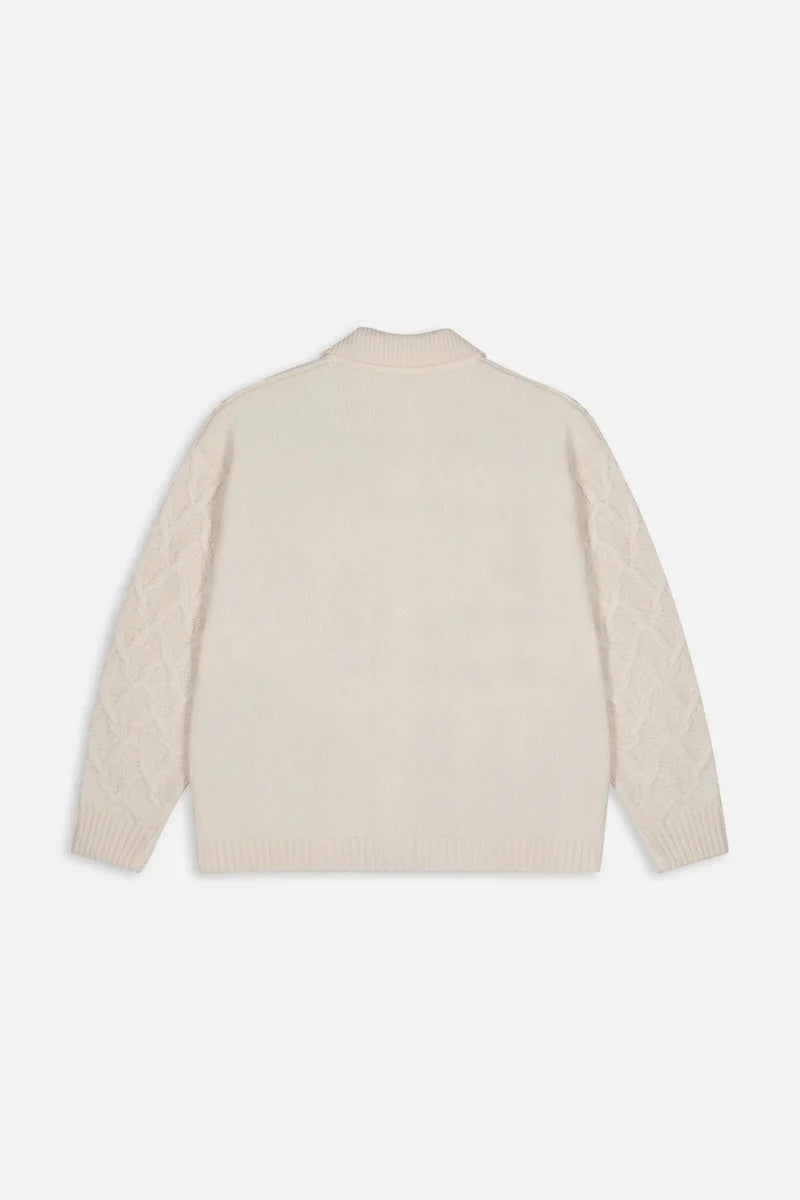 Patta Perfect Day Knitted Cardigan Peyote