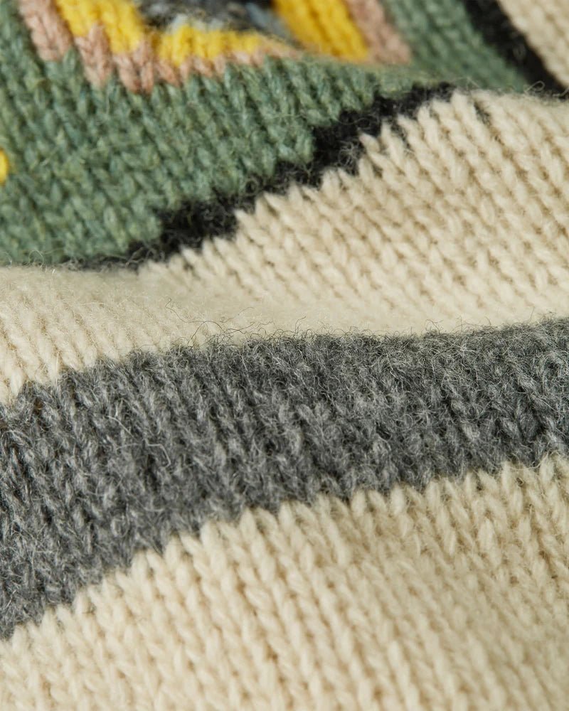 Patta Perfect Day Knitted Cardigan Peyote