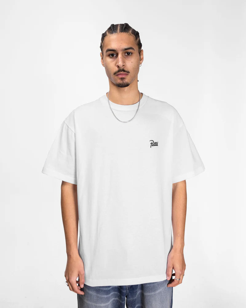 Patta Script Logo T-Shirt White