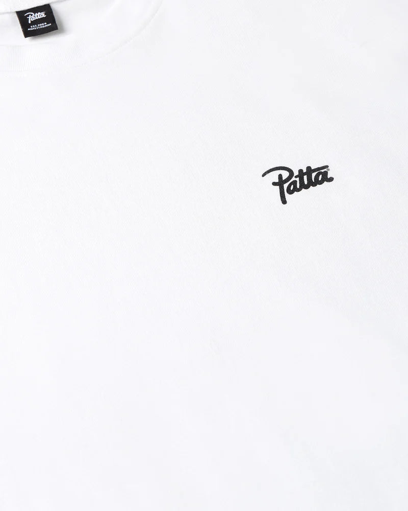 Patta Script Logo T-Shirt White