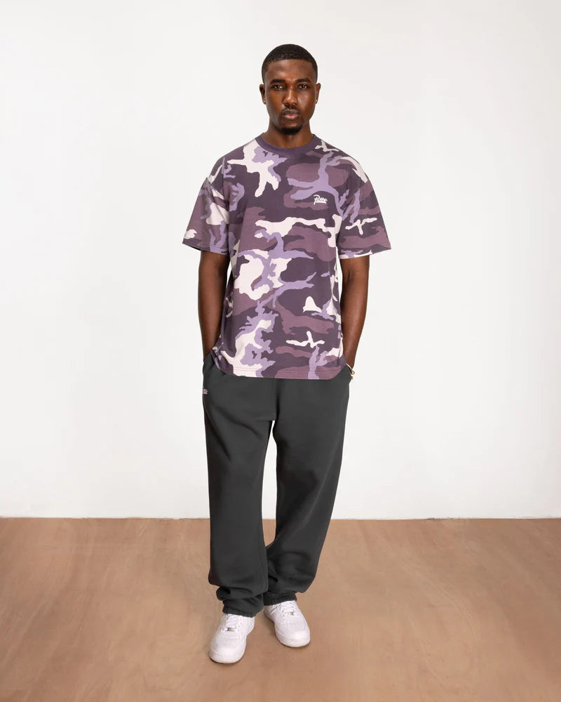 Patta Basic Woodland Camo T-Shirt Navy Cosmos