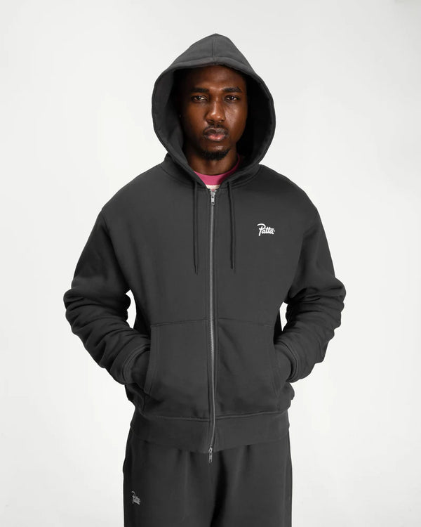 トップス Peate basic sweat black PATTA BASIC ZIP UP HOODIE - BLACK – Undefeated