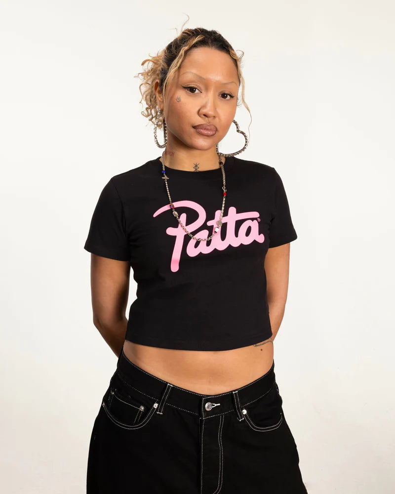 Patta W Baby T-Shirt Black
