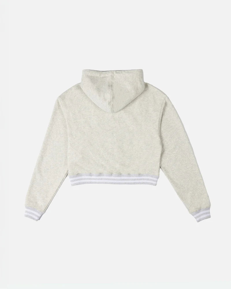 Patta W Lounge Zip-Up Hooded Sweater Light Melange Grey