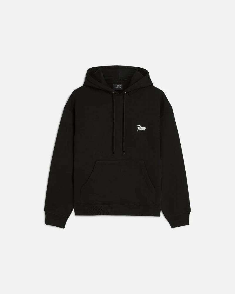 Patta Bark Boxy Hooded Sweater Black I Momentum - Momentum Patta Bark Boxy Hooded Sweater Black I Momentum - Momentum