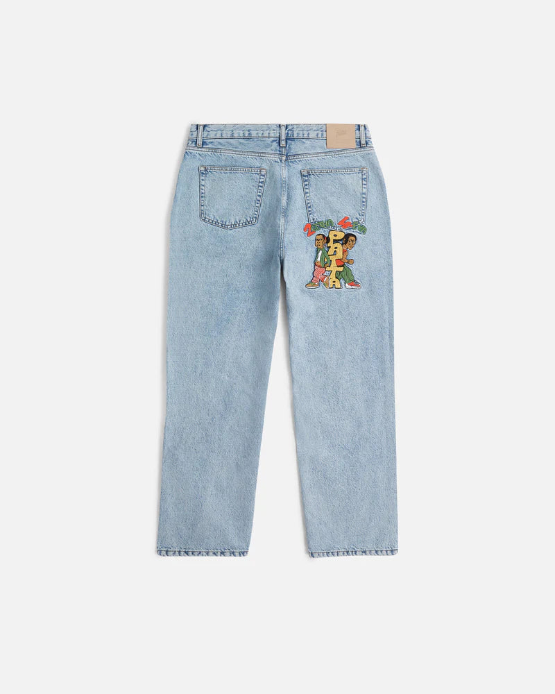 Patta 2Getha4eva Denim Pants Light Blue Denim I Momentum