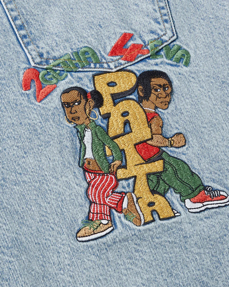 Patta 2Getha4eva Denim Pants Light Blue Denim