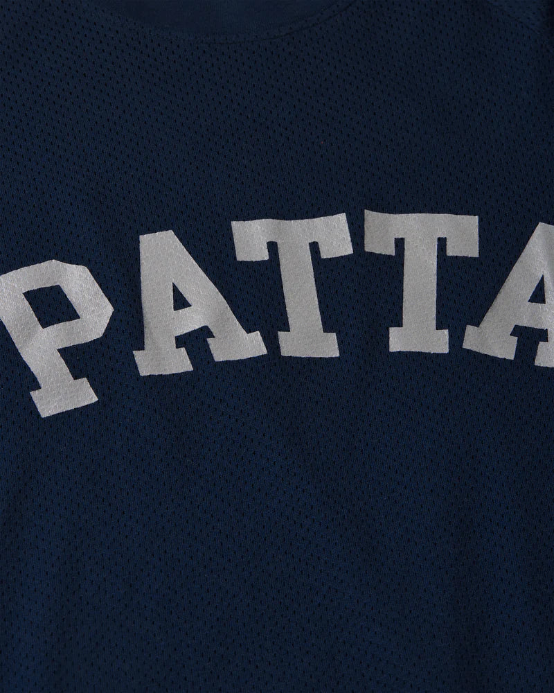 Patta Arc Logo Mesh Longsleeve Jersey Black Iris