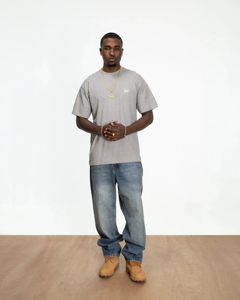 Patta Protect Yourself T-Shirt Melange Grey