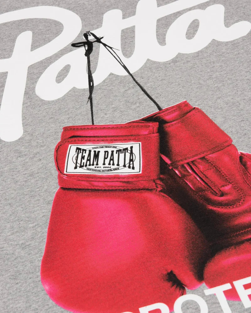 Patta Protect Yourself T-Shirt Melange Grey
