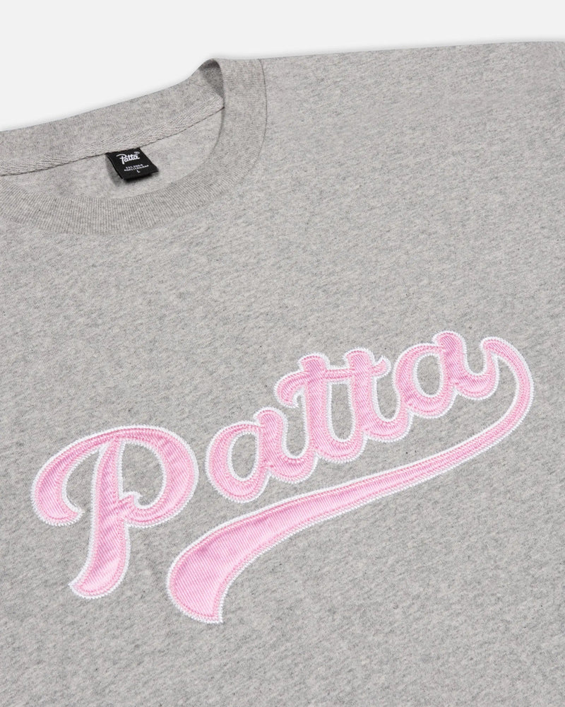 Patta Logo Tail T-Shirt Grey Heather