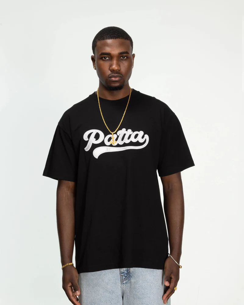 Patta Logo Tail T-Shirt Black