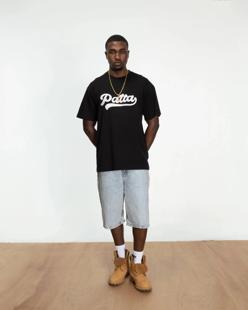Patta Logo Tail T-Shirt Black