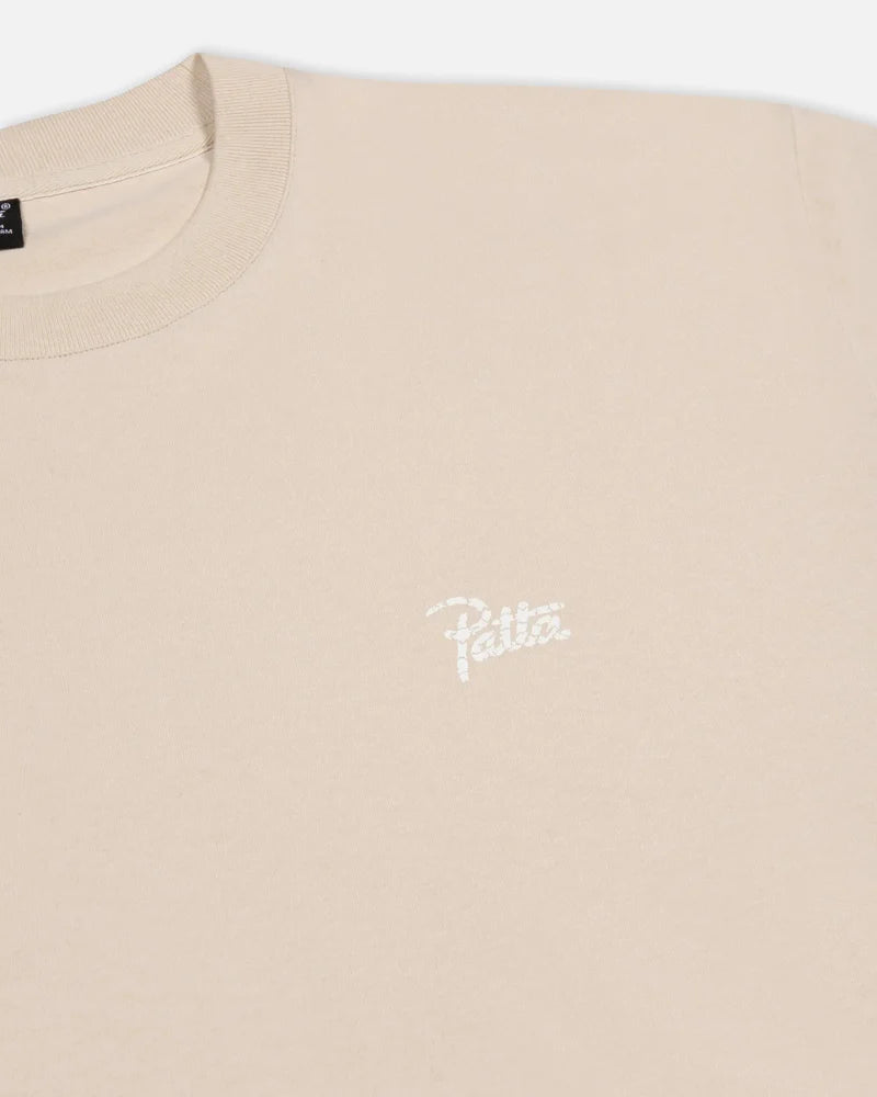 Patta Croco T-Shirt Oatmeal