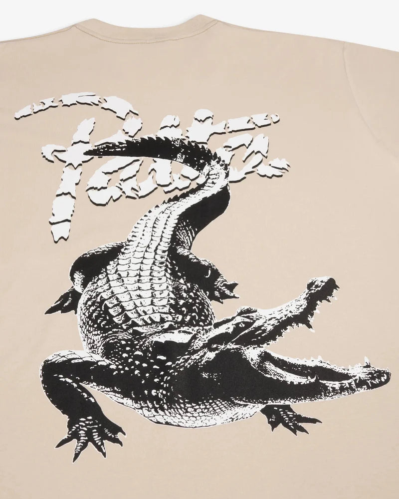 Patta Croco T-Shirt Oatmeal