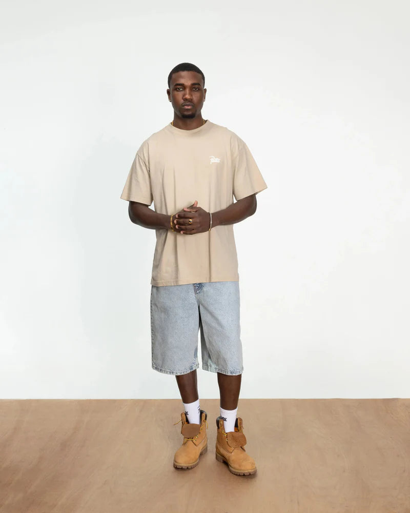 Patta Croco T-Shirt Oatmeal
