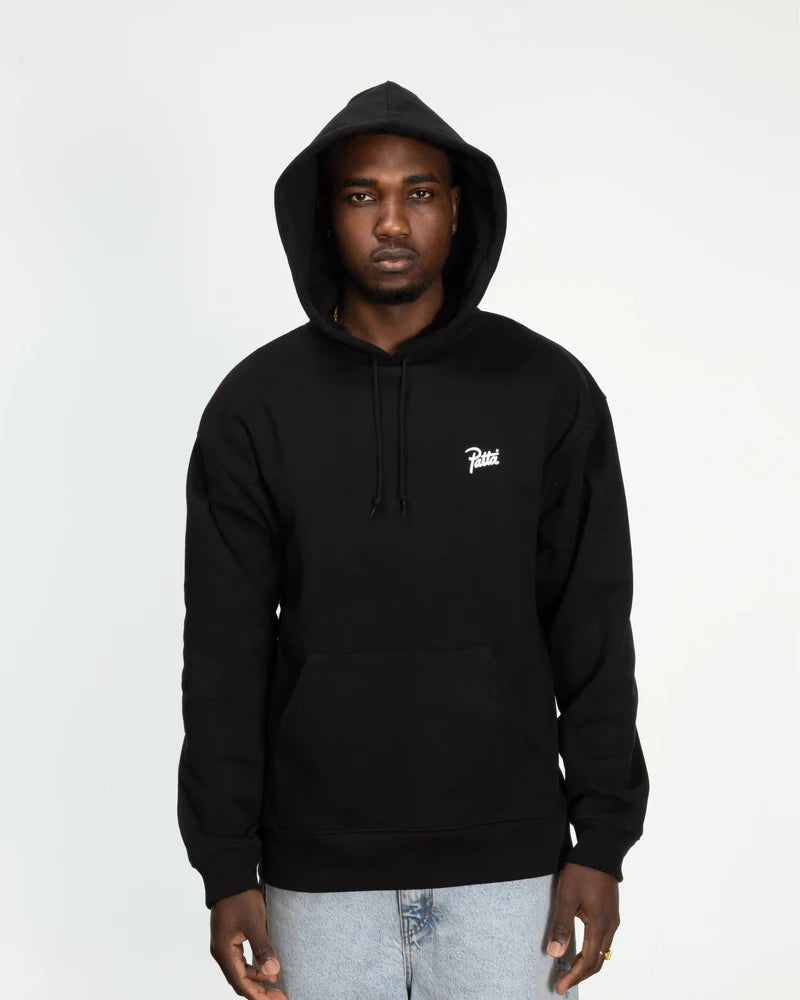 Patta Protect Yourself Hooded Sweater Black