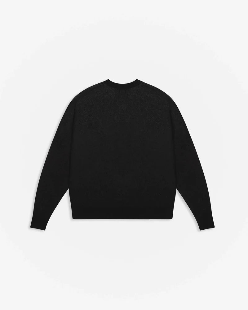 Patta Hearted Jumper Black