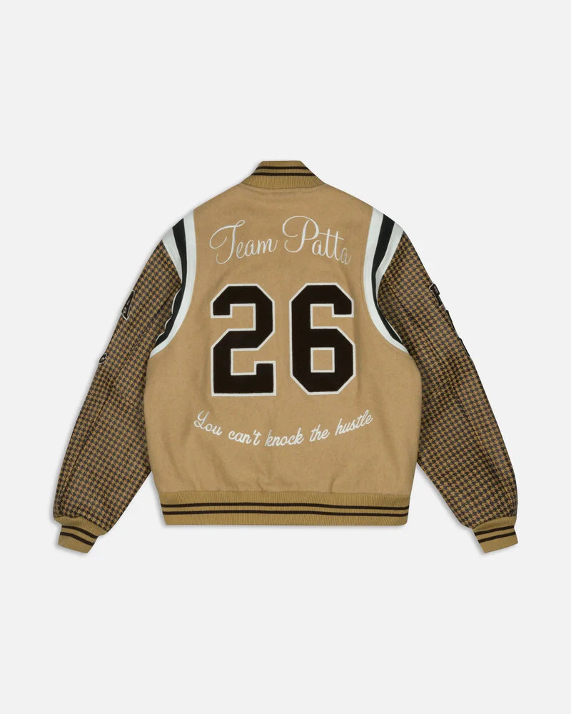 Patta Athletic P Houndstooth Varsity Jacket Starfish