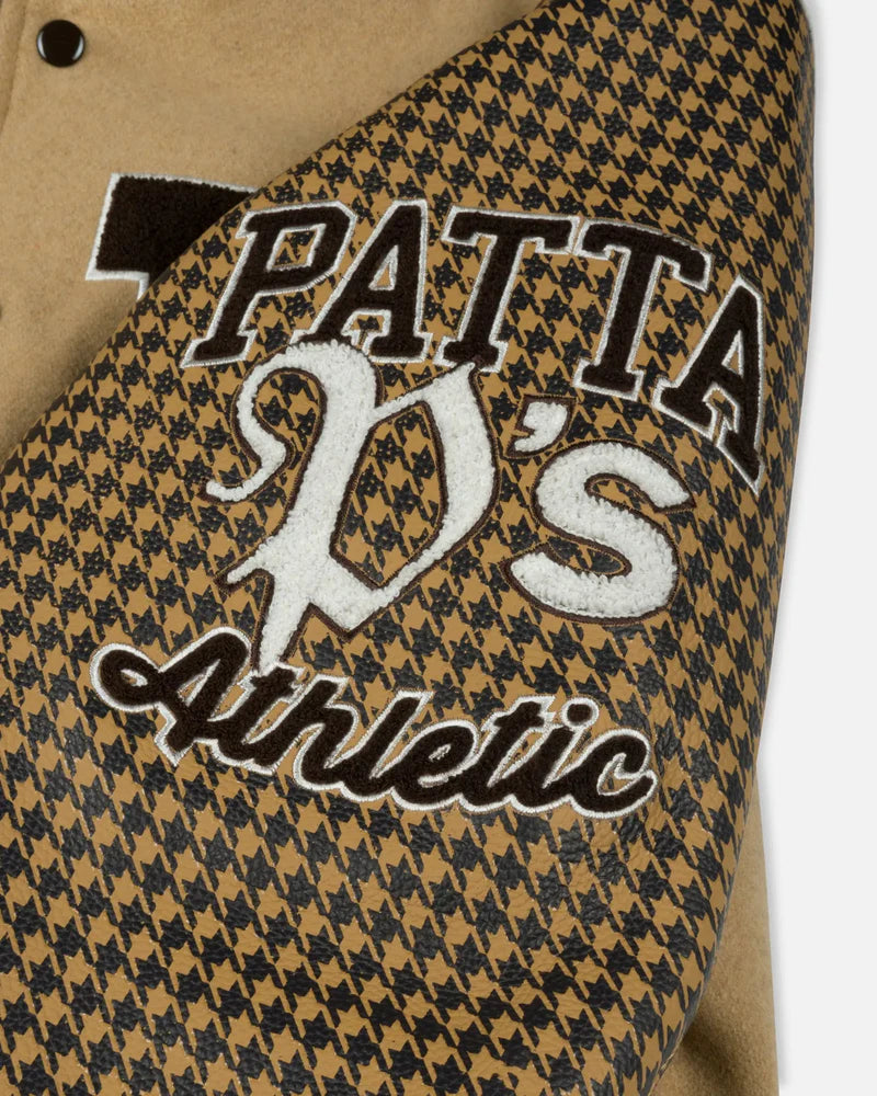 Patta Athletic P Houndstooth Varsity Jacket Starfish