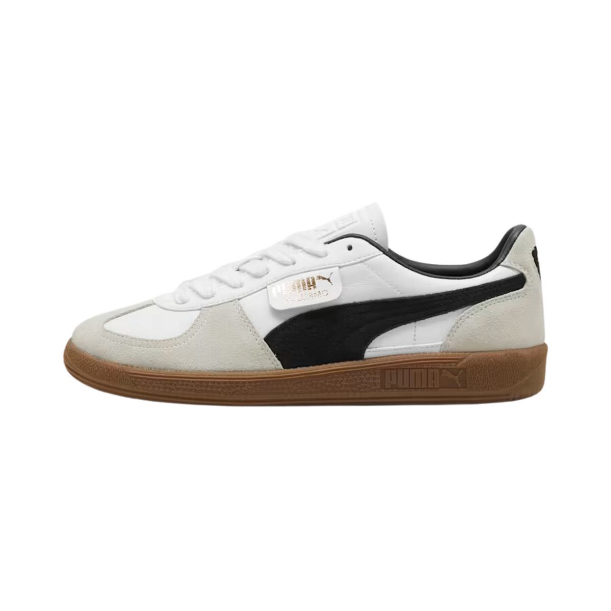 PUMA PALERMO LTH - PUMA WHITE/VAPOR GRAY/GUM I MOMENTUM - Momentum Clothing