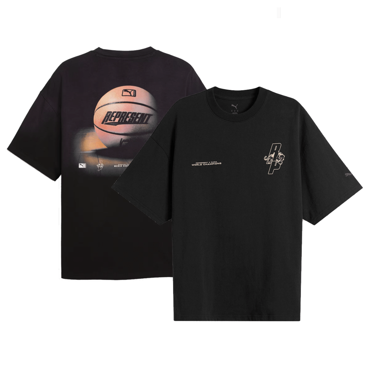 PUMA X REPRESENT SS Tee Puma Black 