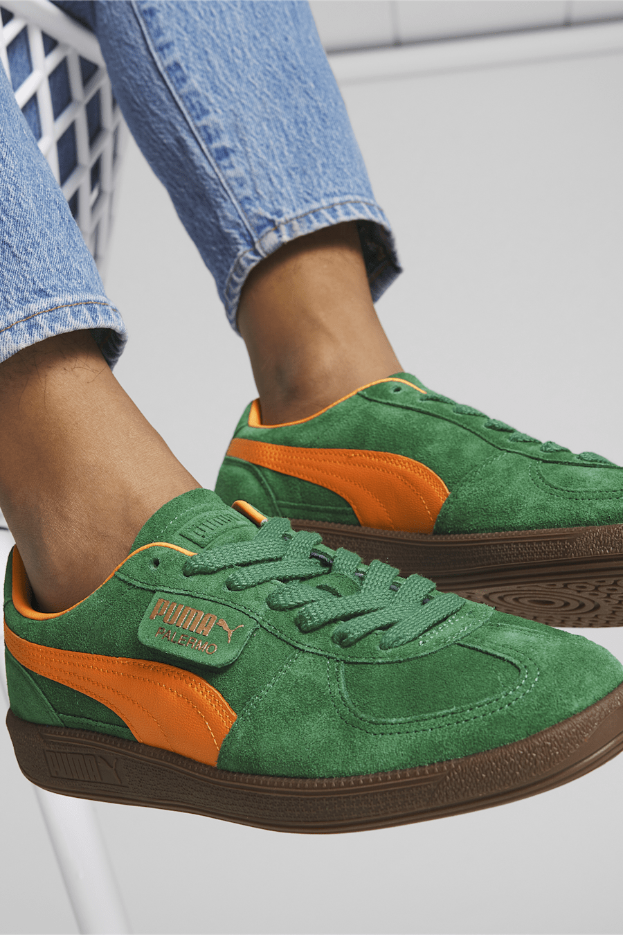 【Puma】 正規品★ Palermo Vine Clementine (22~30cm) PUMA PALERMO - VINE/CLEMENTINE I MOMENTUM - Momentum Clothing