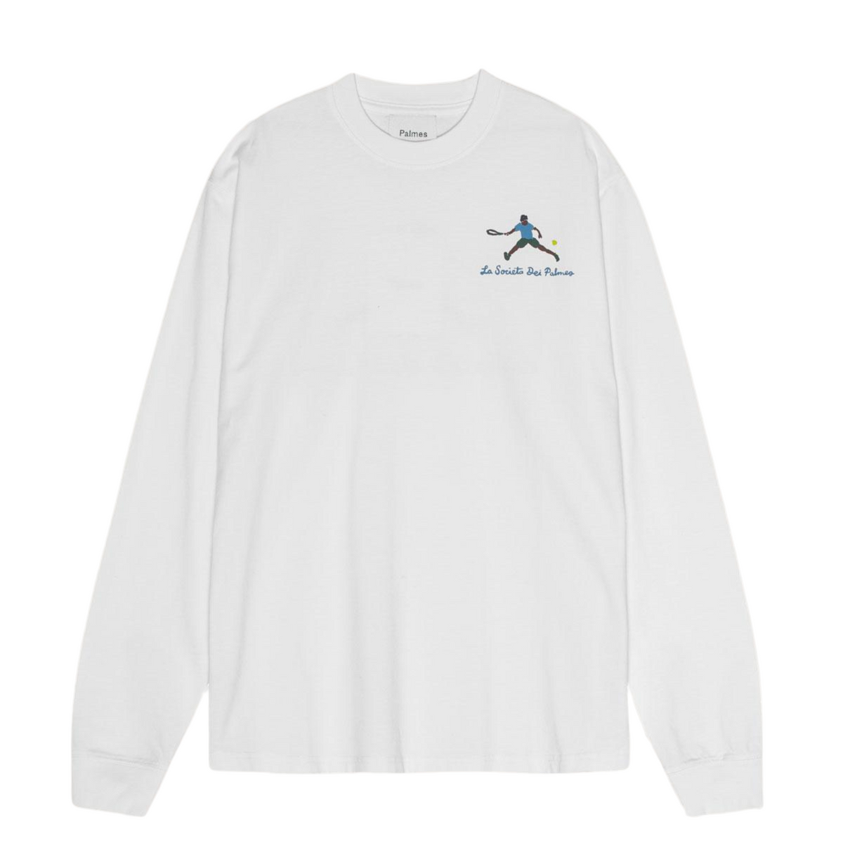 Palmes Societa LS T-Shirt White