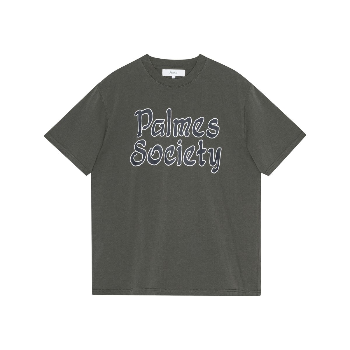 Palmes Society T-Shirt Charcoal