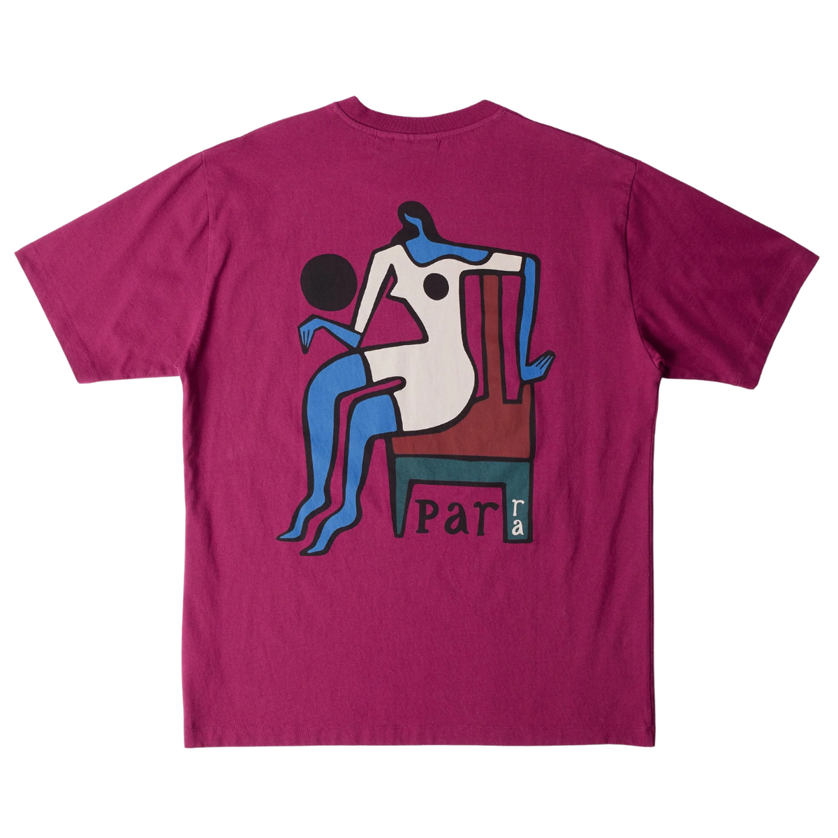 Parra Chair Baller T-Shirt Dark Magenta
