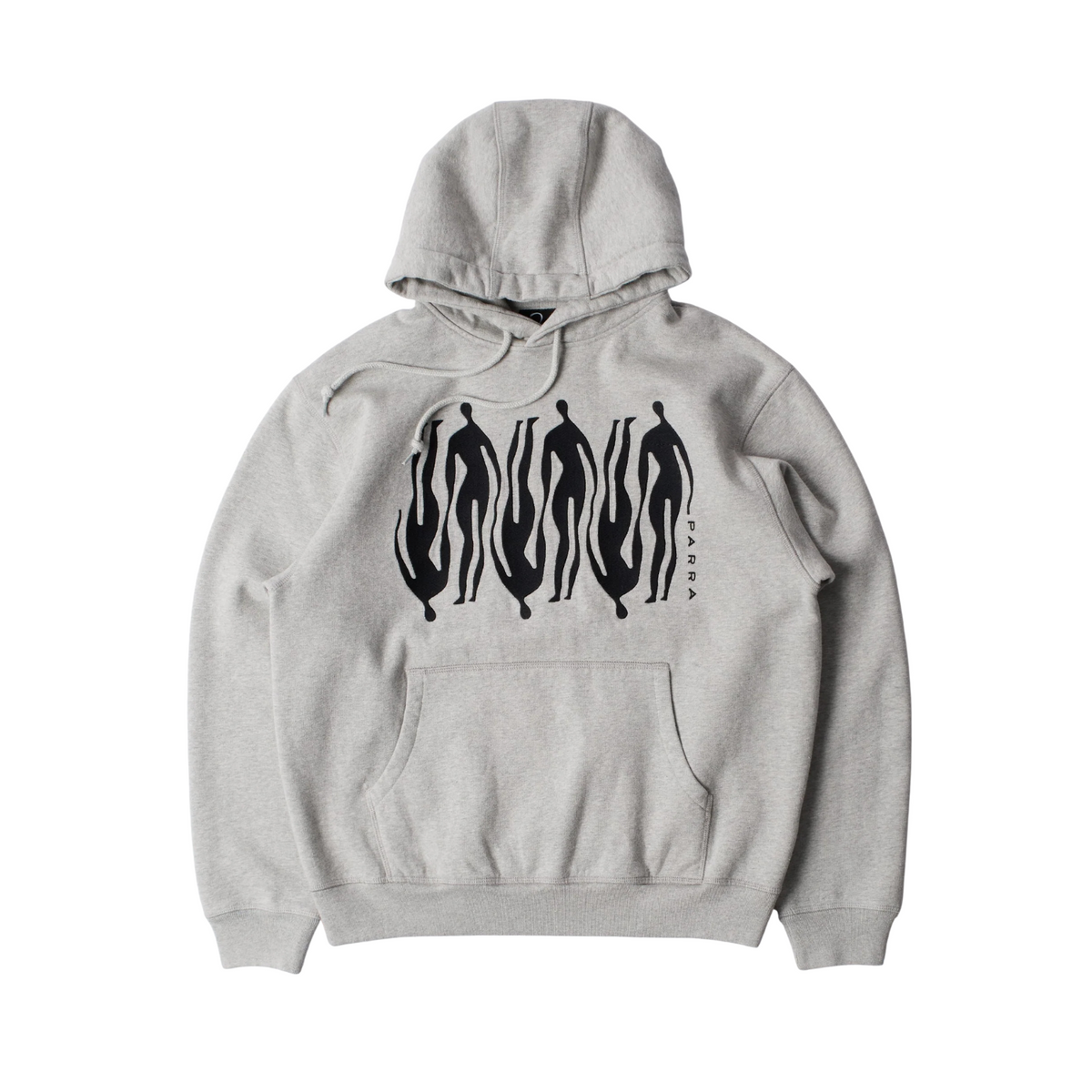 Parra Connected Guy Hooded SweatShirt Heather Grey