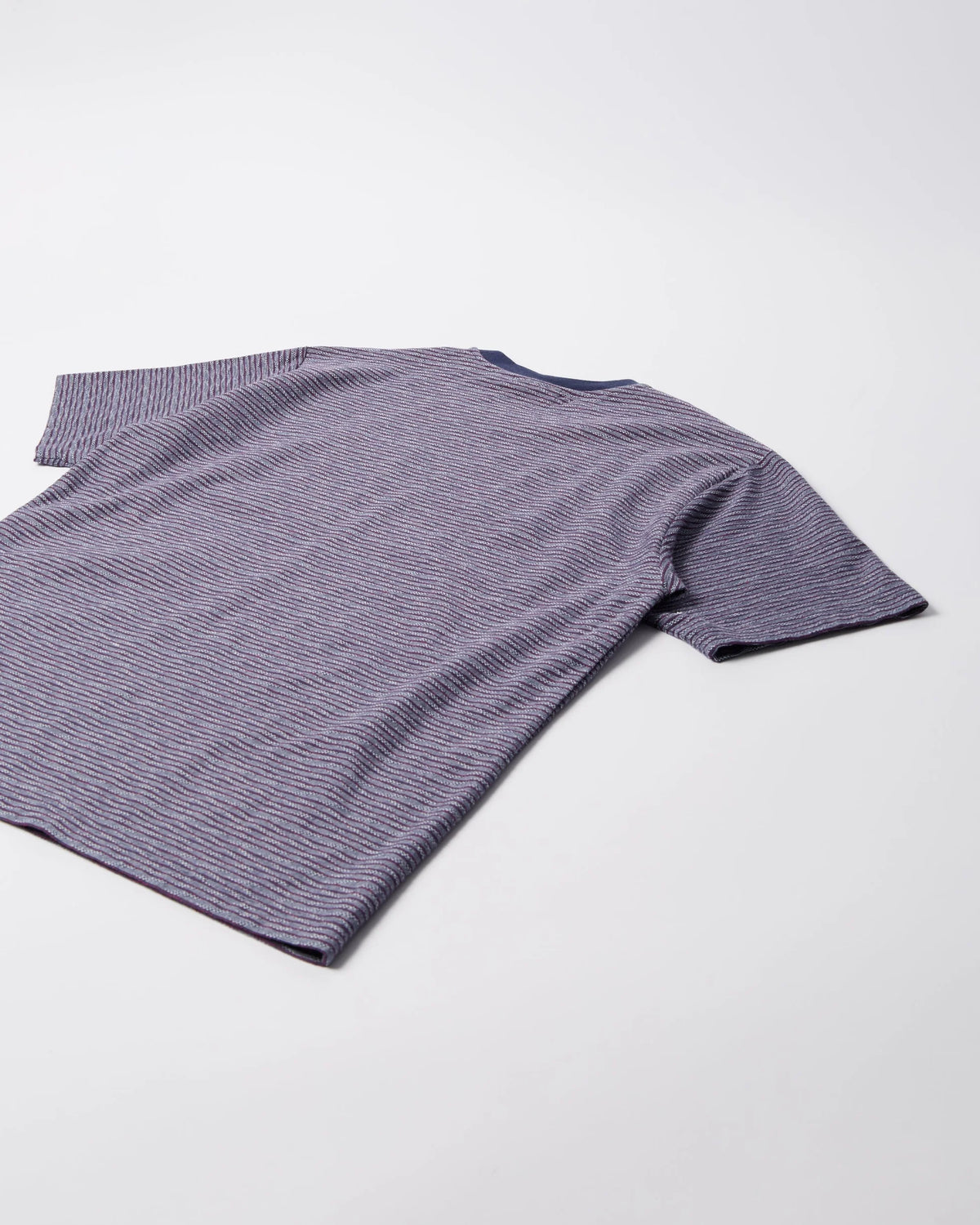 Parra Crooked Stripe T-Shirt Blue
