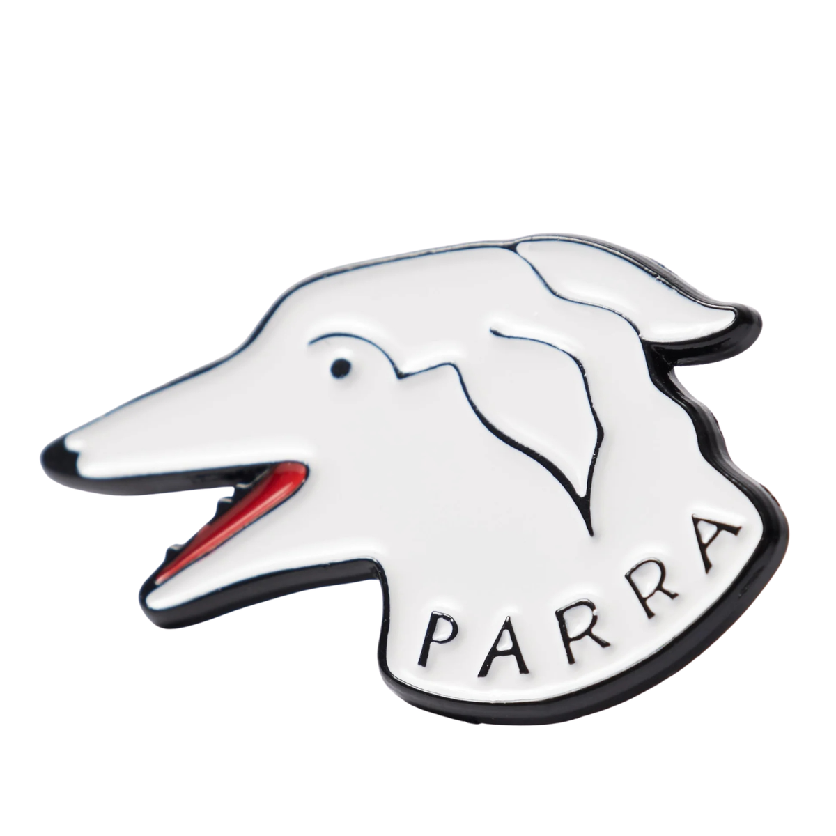 DOGFACE ENAMEL PIN - WHITE