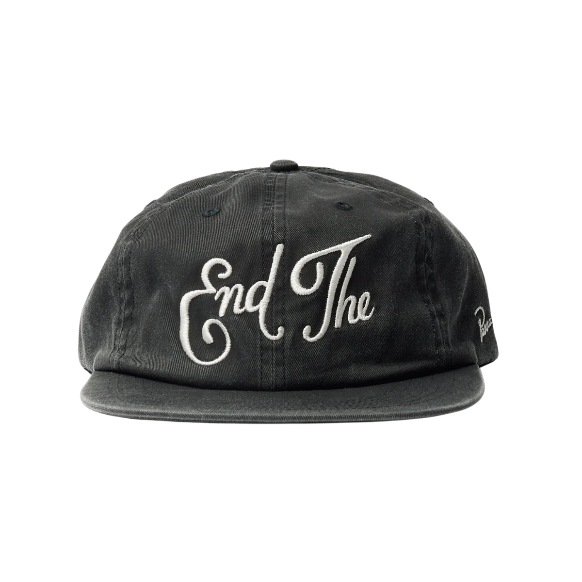 Parra End The 6 Panel Hat Black