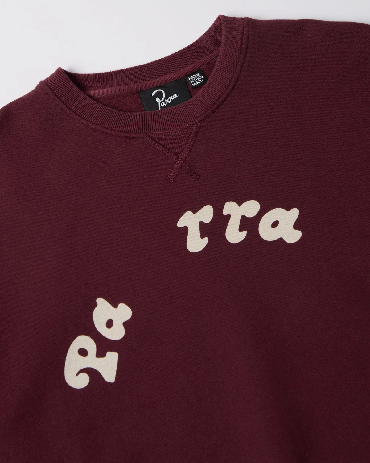 Parra Gasoline Crewneck Sweatshirt Dark Burgundy