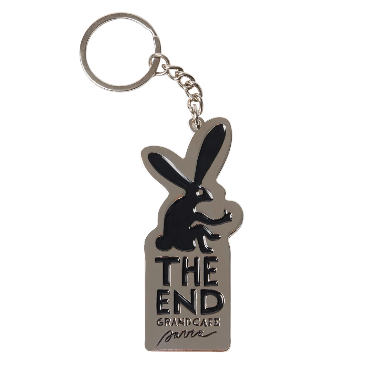 Parra Grand Cafe Bunny Key Chain Black