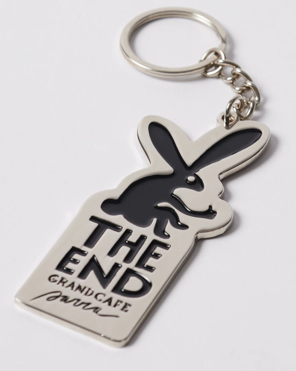 Parra Grand Cafe Bunny Key Chain Black