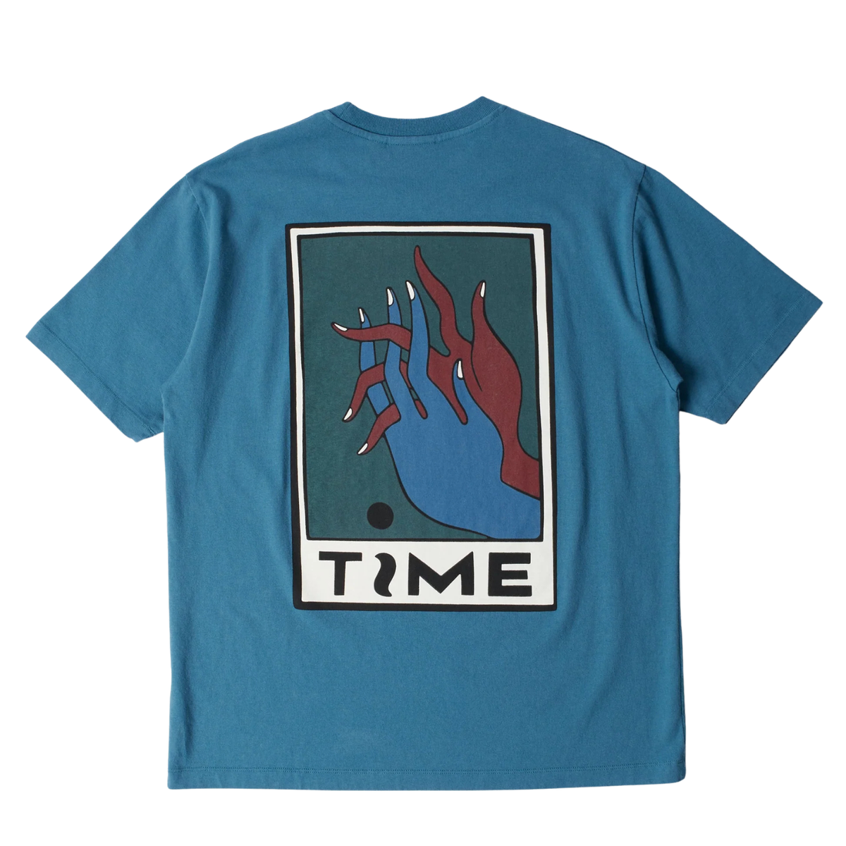 Parra Hands Of Time T-Shirt Blue