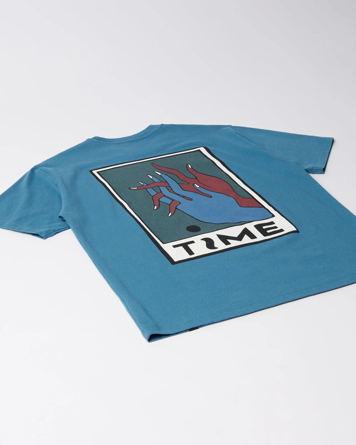 Parra Hands Of Time T-Shirt Blue