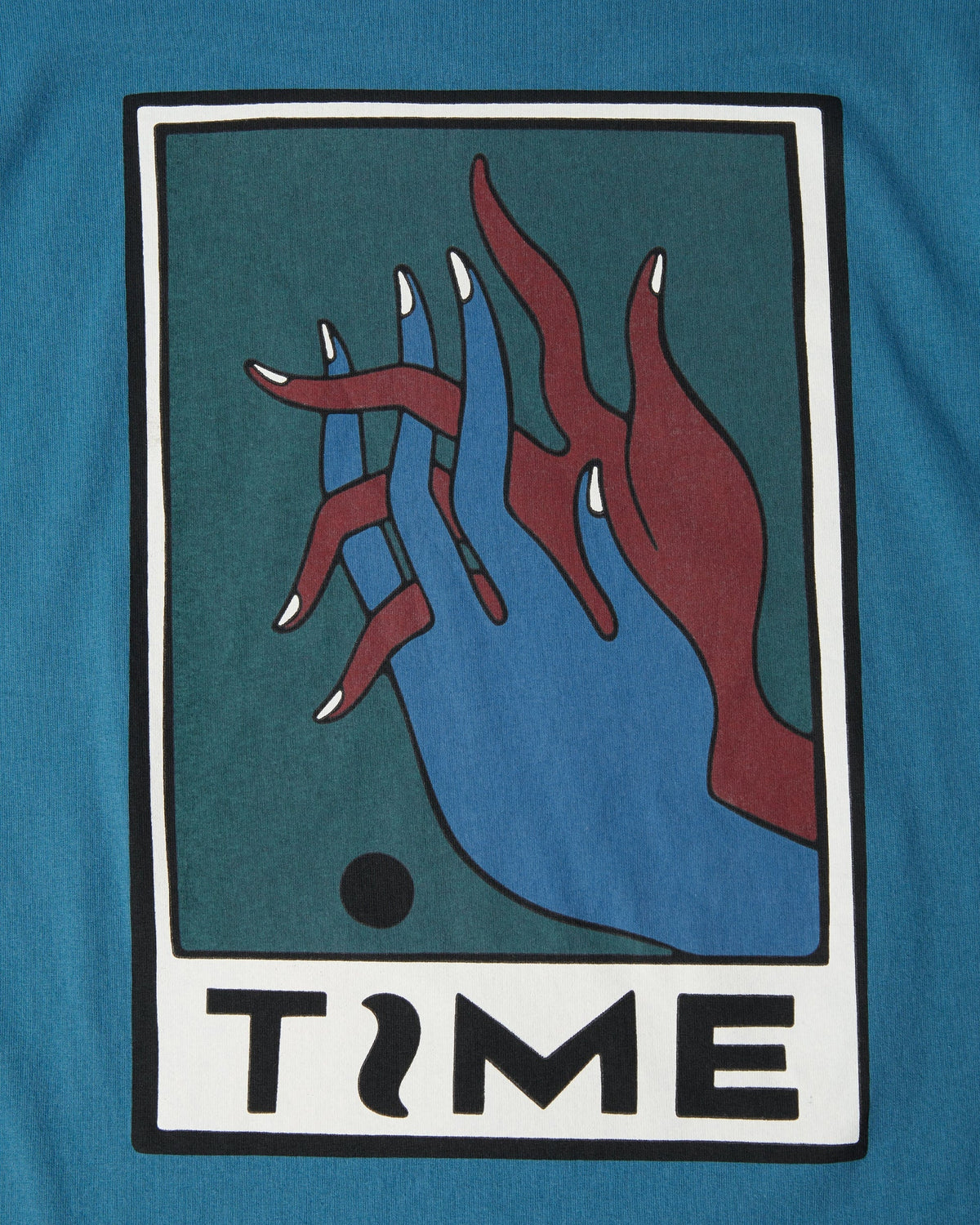 Parra Hands Of Time T-Shirt Blue