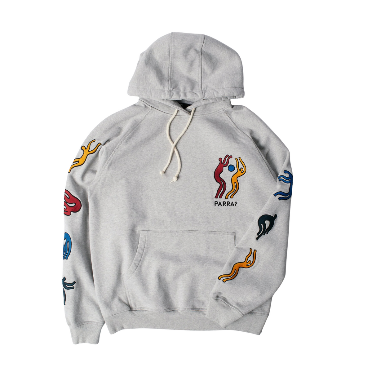 Parra La Chambre Nuit Hooded Sweatshirt Heather Grey