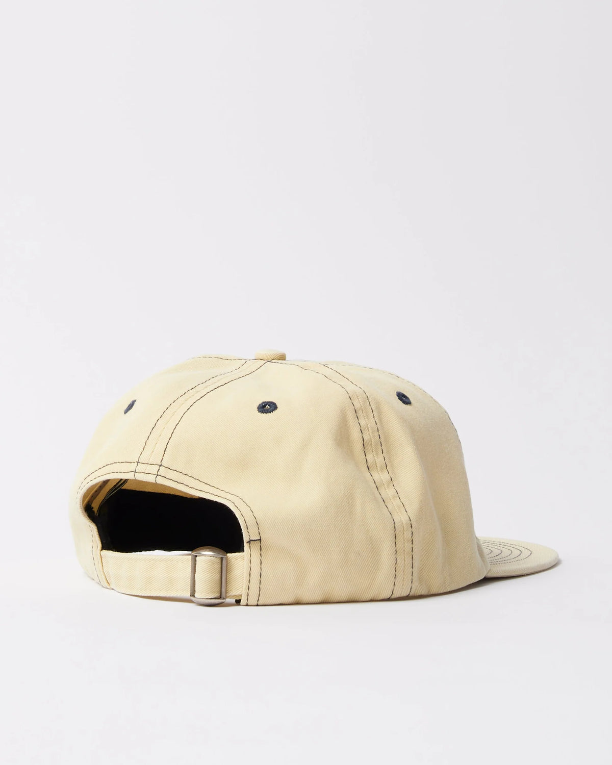 Parra Lowercase Script Logo 6 Panel Hat Natural