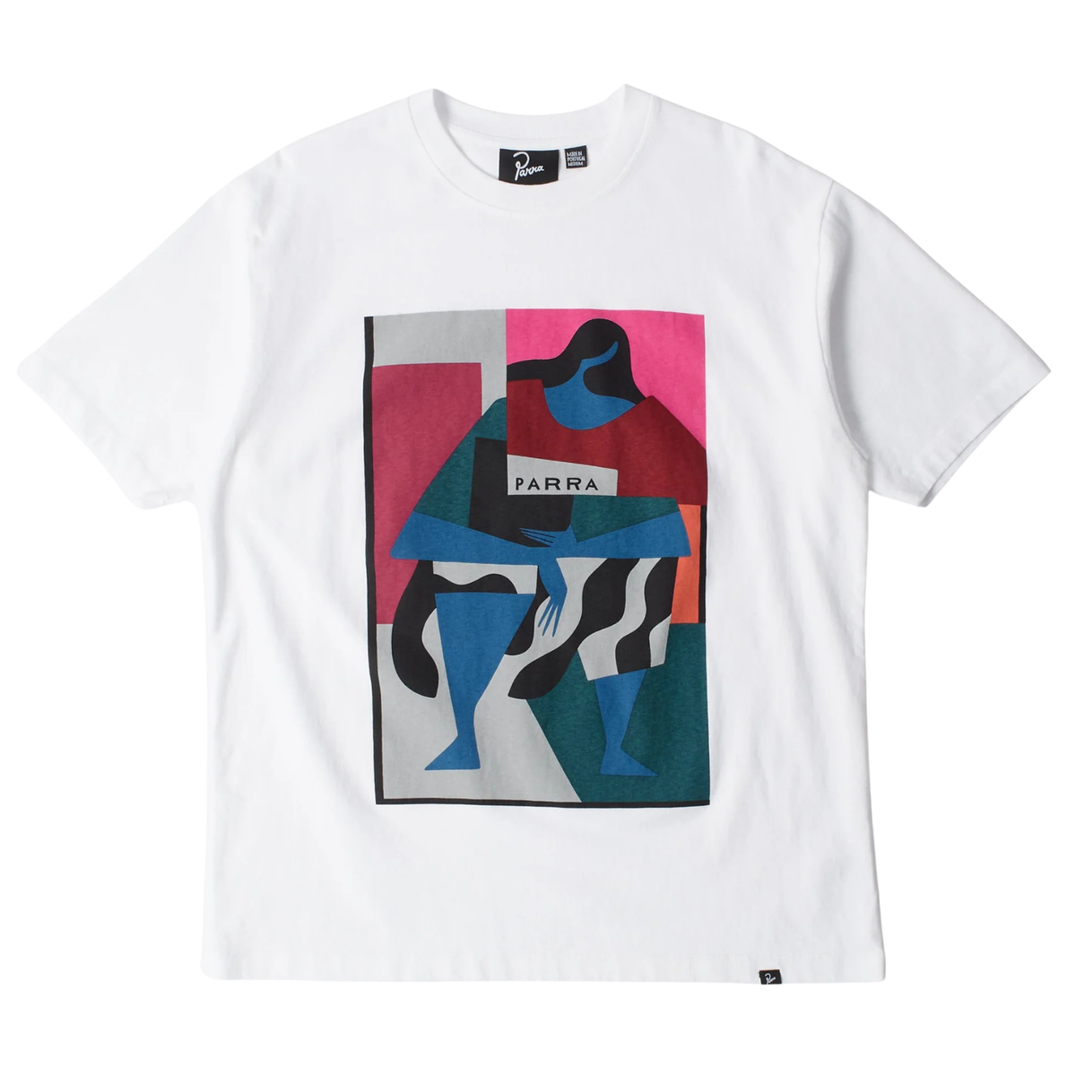 Parra Reading The Square T-Shirt White